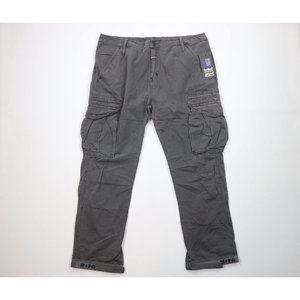 NOS Vtg 90s Marithe Francois Girbaud Mens 42x32 Regular Fit Strap Cargo Pants